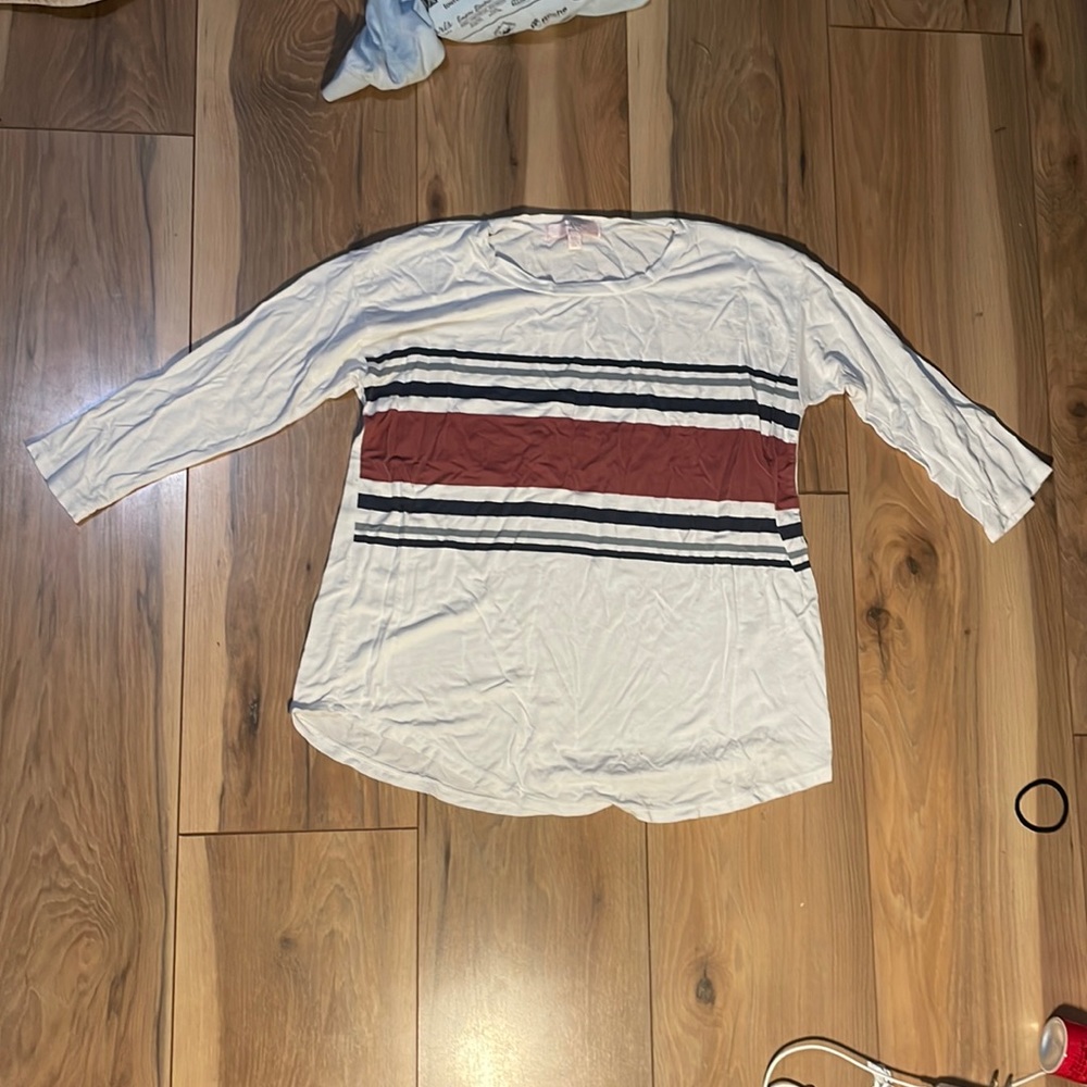 White long with lines
